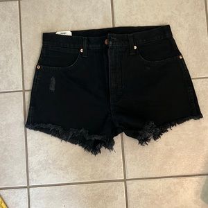 Black vintage wrangler shorts